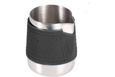 Three One SS Milk Pitcher with Black Silicon Sleeves