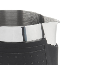 Three One SS Milk Pitcher with Black Silicon Sleeves