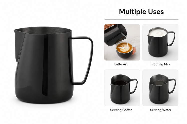 Three One Professional Milk Pitcher for Latte Art