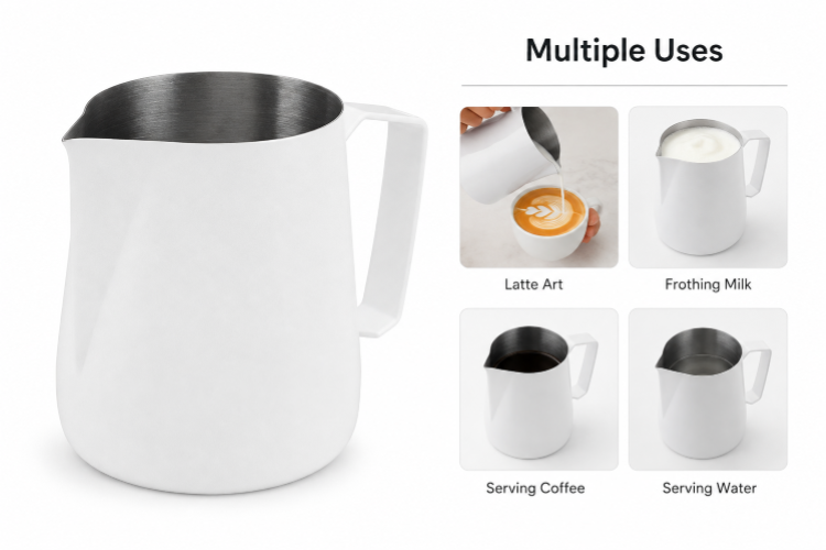 Three One Professional Milk Pitcher for Latte Art