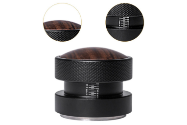 Three One Wodden Palm Press Tamper 58.35mm with Ripple Base